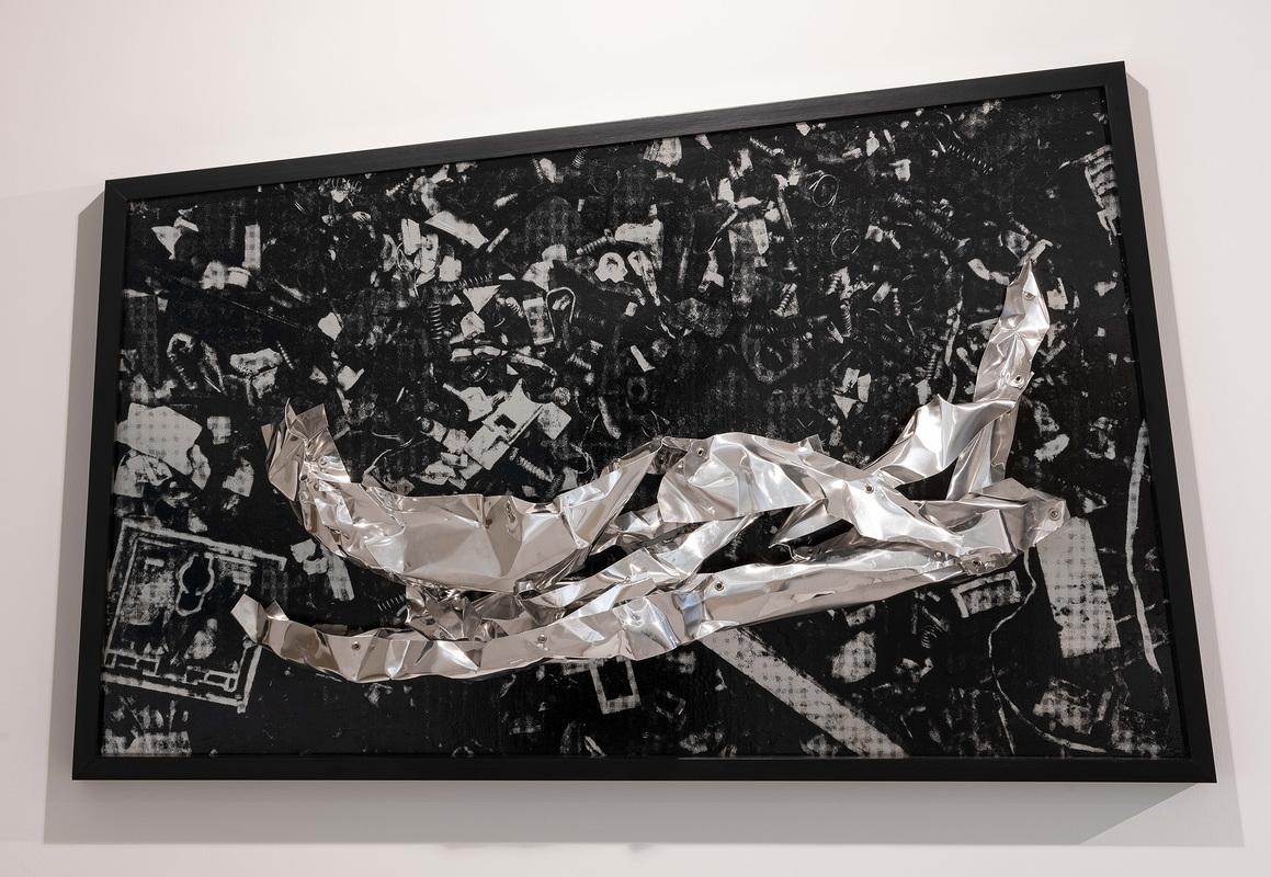 NEW DELHI. Indian artist Asim Waqif. Nature Morte Gallery