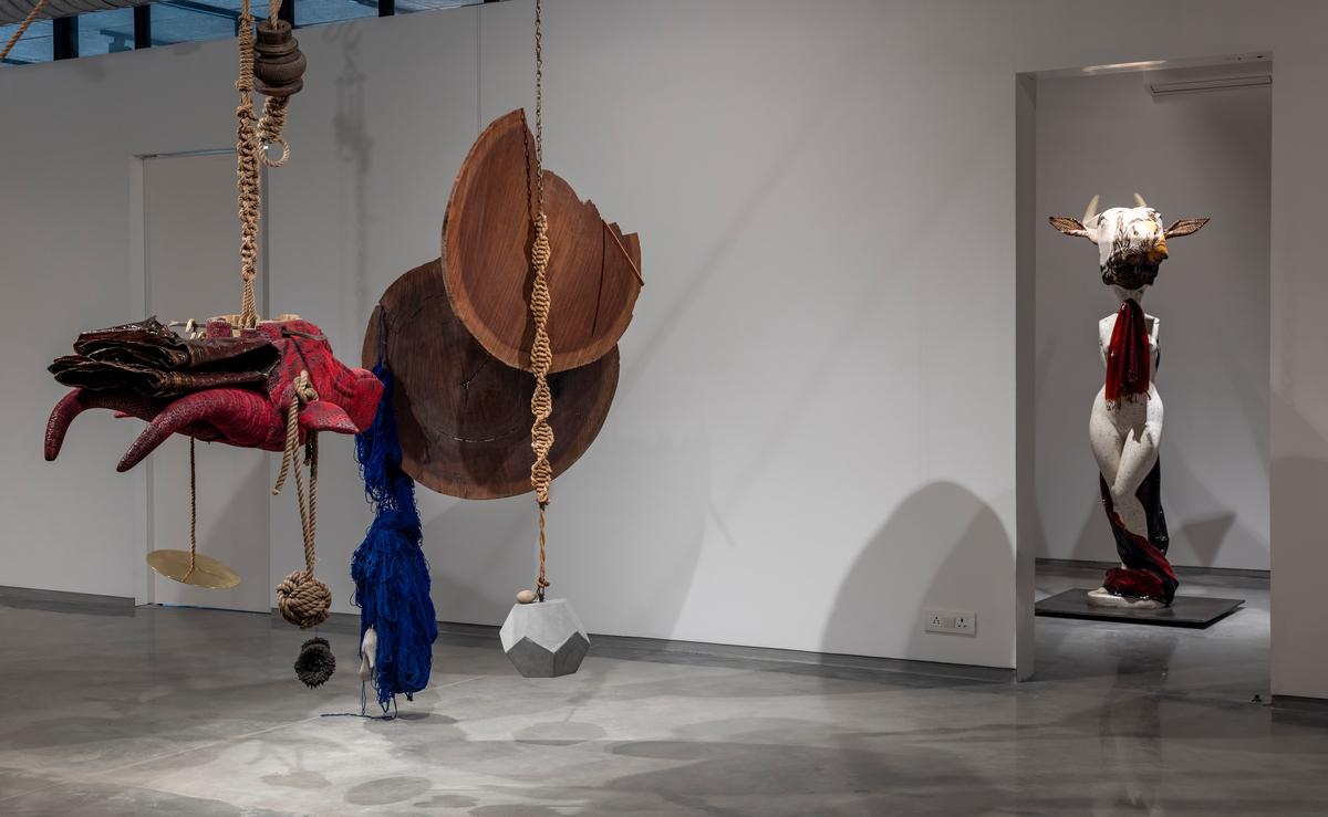 NEW DELHI. Indian artist Bharti Kher. Nature Morte Gallery