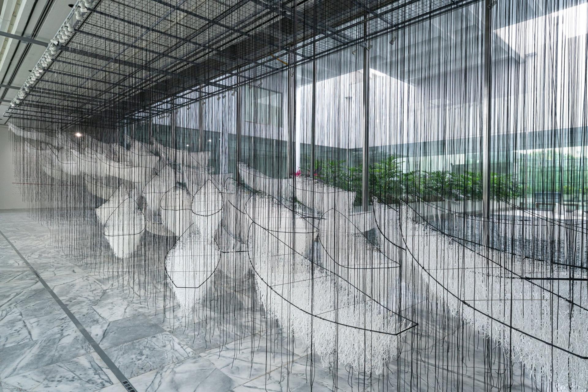 TAIPEI. L'artiste japonaise Chiharu Shiota, TFAM