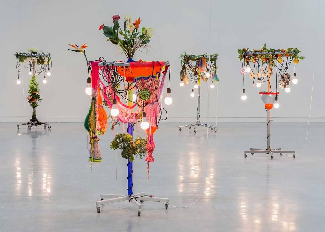 L'artiste coréenne Haegue Yang à la Tate St Ives, Cornwall