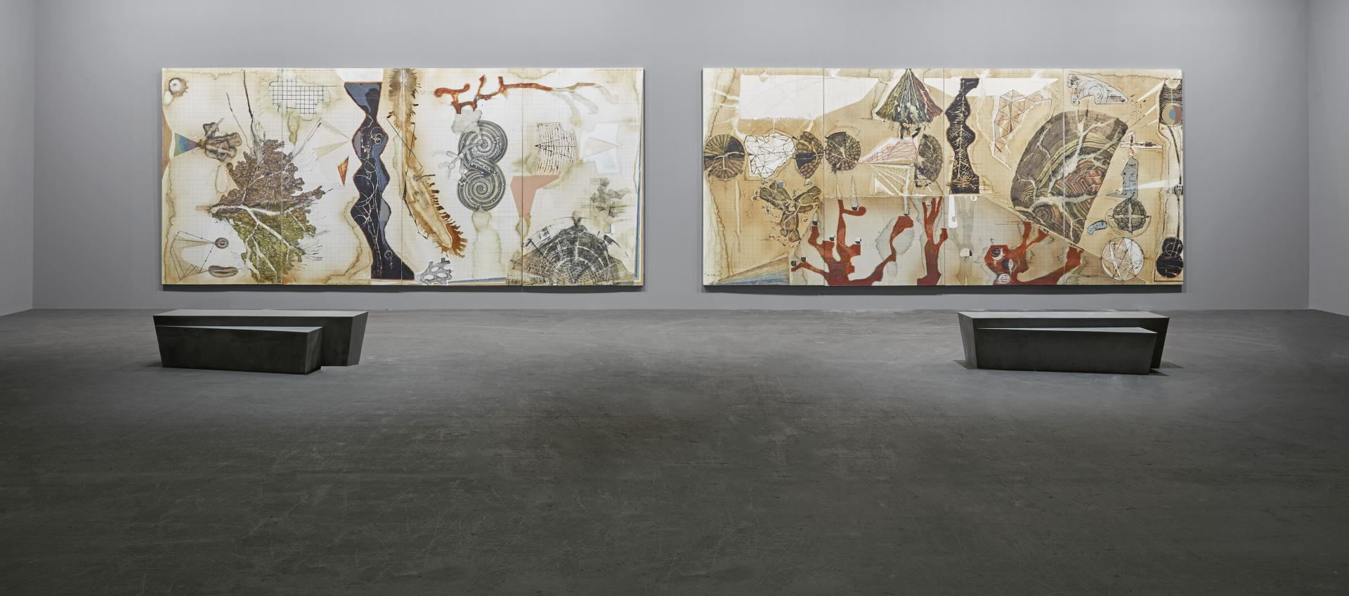 BASEL. L'artiste indien Jitish Kallat. Galerie Templon