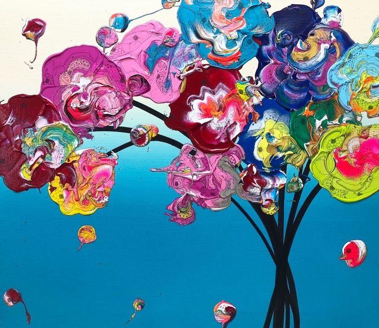 SINGAPOUR. Japanese artist Okuda Yuta. Mizima Gallery