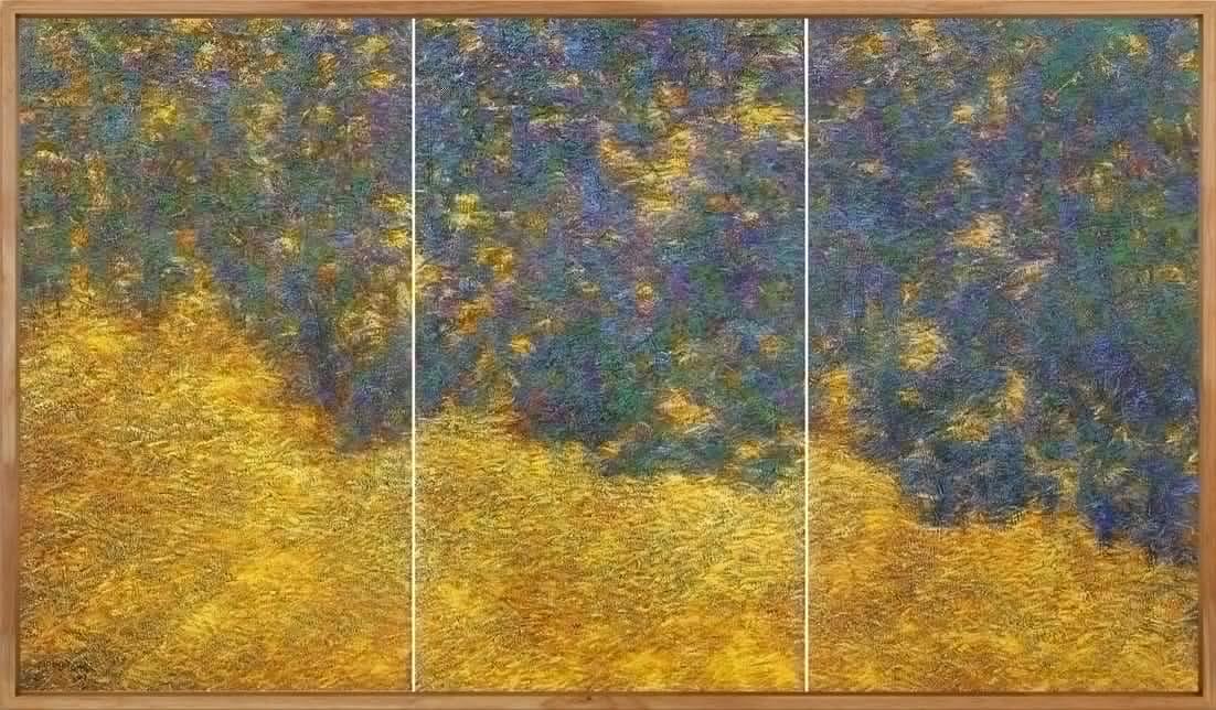 Indian artist Paramjit Singh at Vadehra Art Gallery