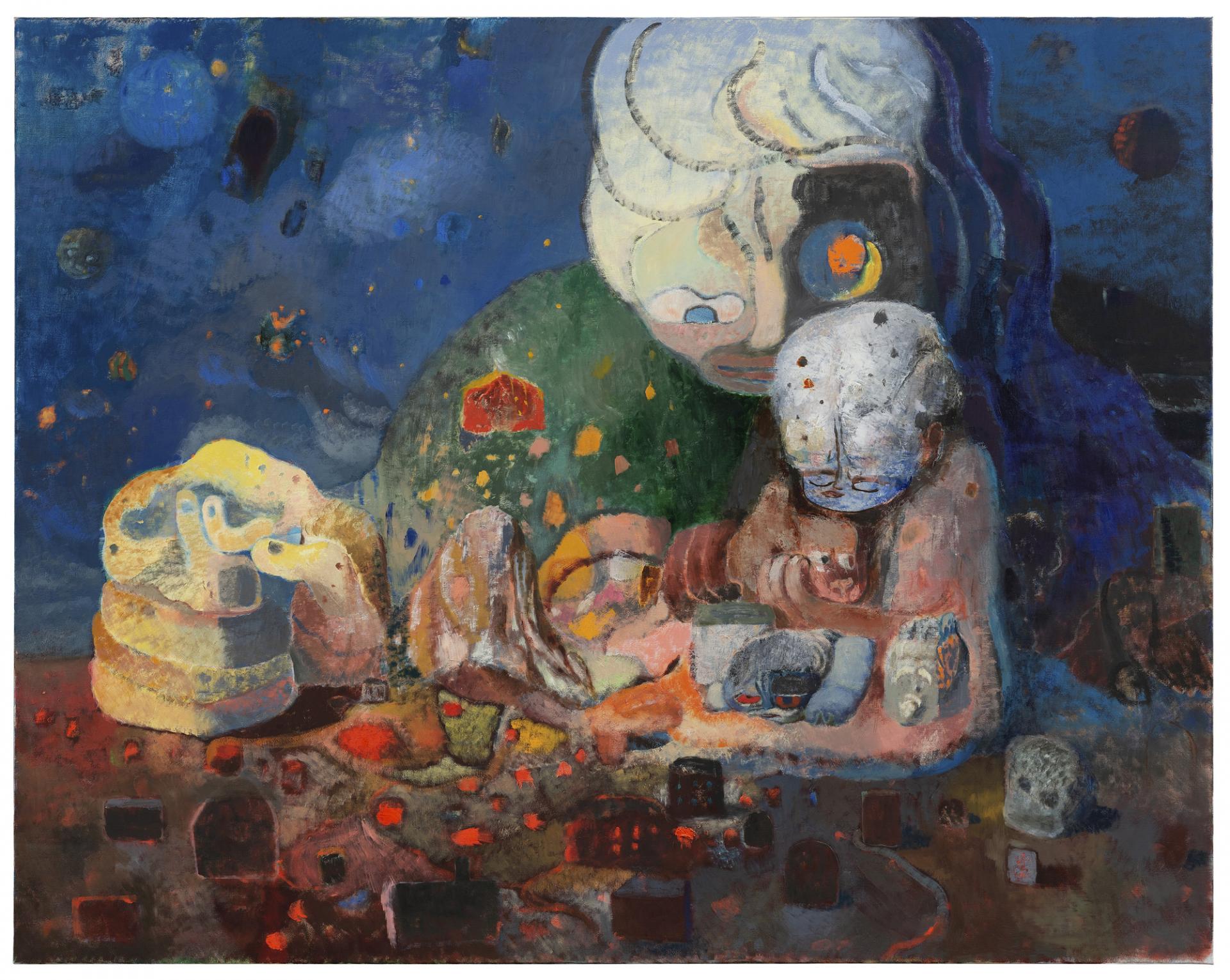 NEW YORK. L'artiste chinois Qiu Xiaofei. Pace Gallery