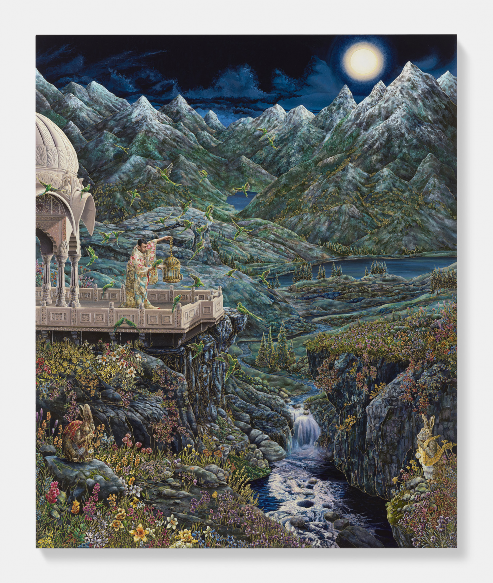 L'artiste indien Raqib Shaw, Pace Gallery, Genève