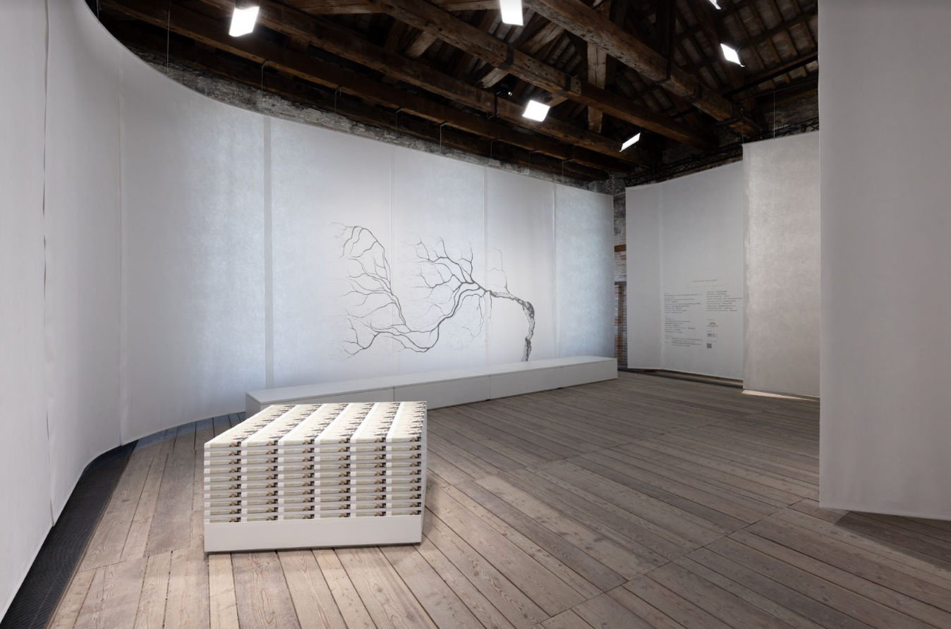 VENISE. L'artiste singapourienne Shubigi Rao. Pavillon de Singapour