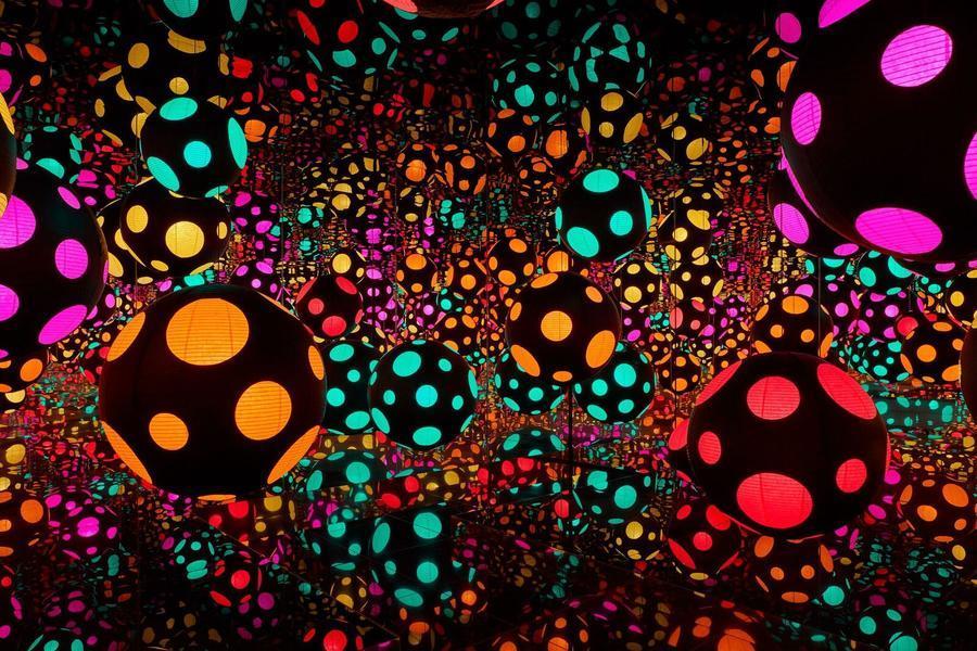 L'artiste japonaise Yayoi Kusama au Gropius Berlin