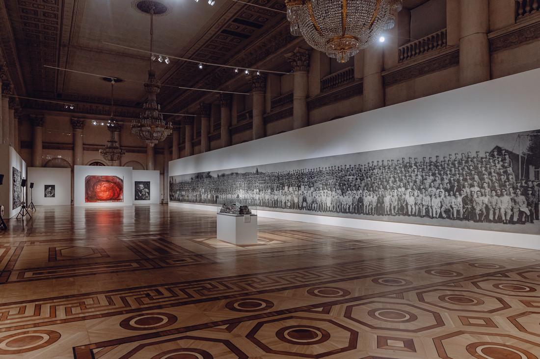 L'artiste chinois Zhang Huan au Musée L'Hermitage, Russie